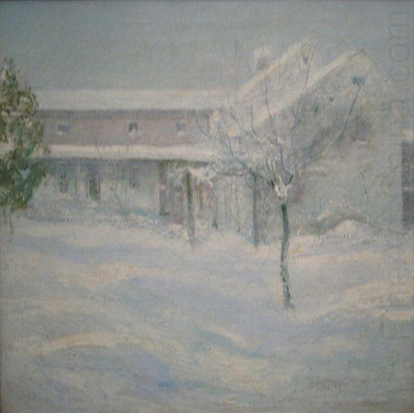 John Henry Twachtman Old Holley House, Cos Cob china oil painting image